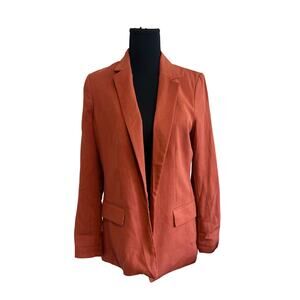 NWT H&M Lined Terracotta Blazer Jacket XS